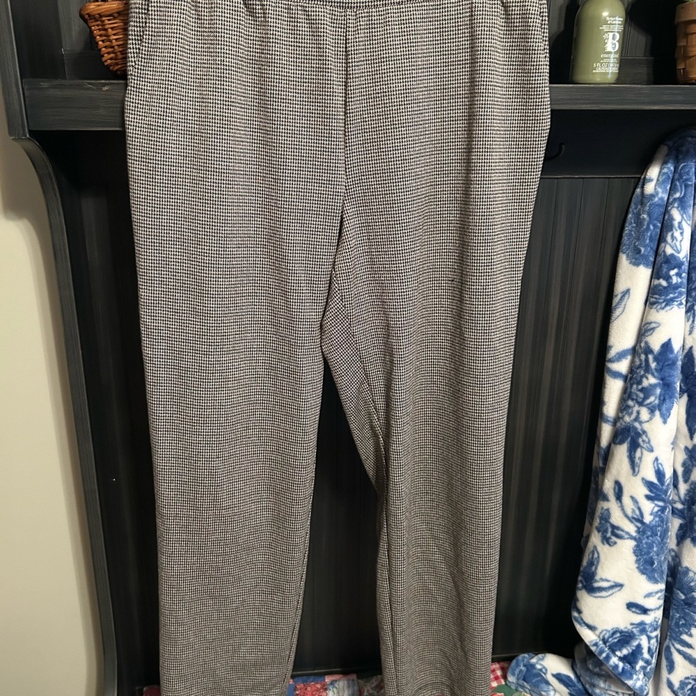 a new day Black and White Houndstooth Pants